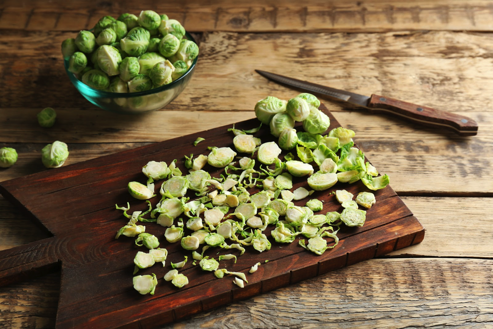 Brussels Sprouts Salad with Dijon Dressing